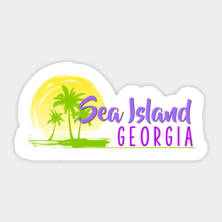 Life's a Beach: Sea Island, Georgia Sticker